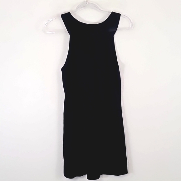 *NWT* VERTIGO Black w/White Embroidery Sleeveless Dress, size Large (runs small) - Picture 6 of 7